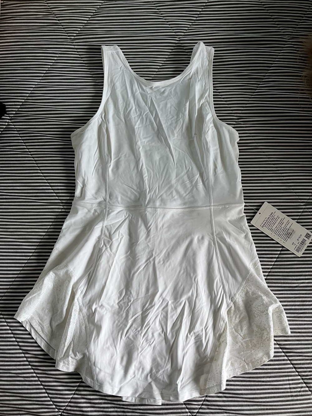 Lululemon White Athletic Tank Dress size 12